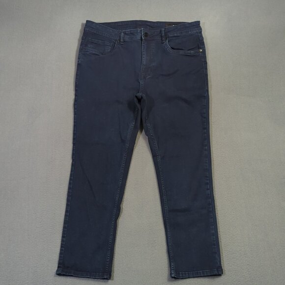 The Perfect Jean NYC Jeans Men's 36x28 Fits 36x26 Blue Slim Thick Denim - Picture 1 of 10